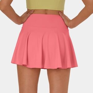 Halara Pink Athletic Tennis Skirt